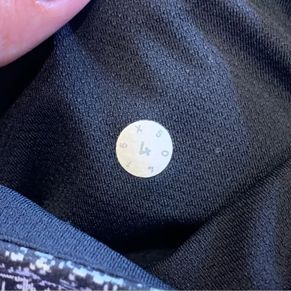 Lululemon Women's Inspire Tight II Luxtreme Heathered Black Leggings Size 4